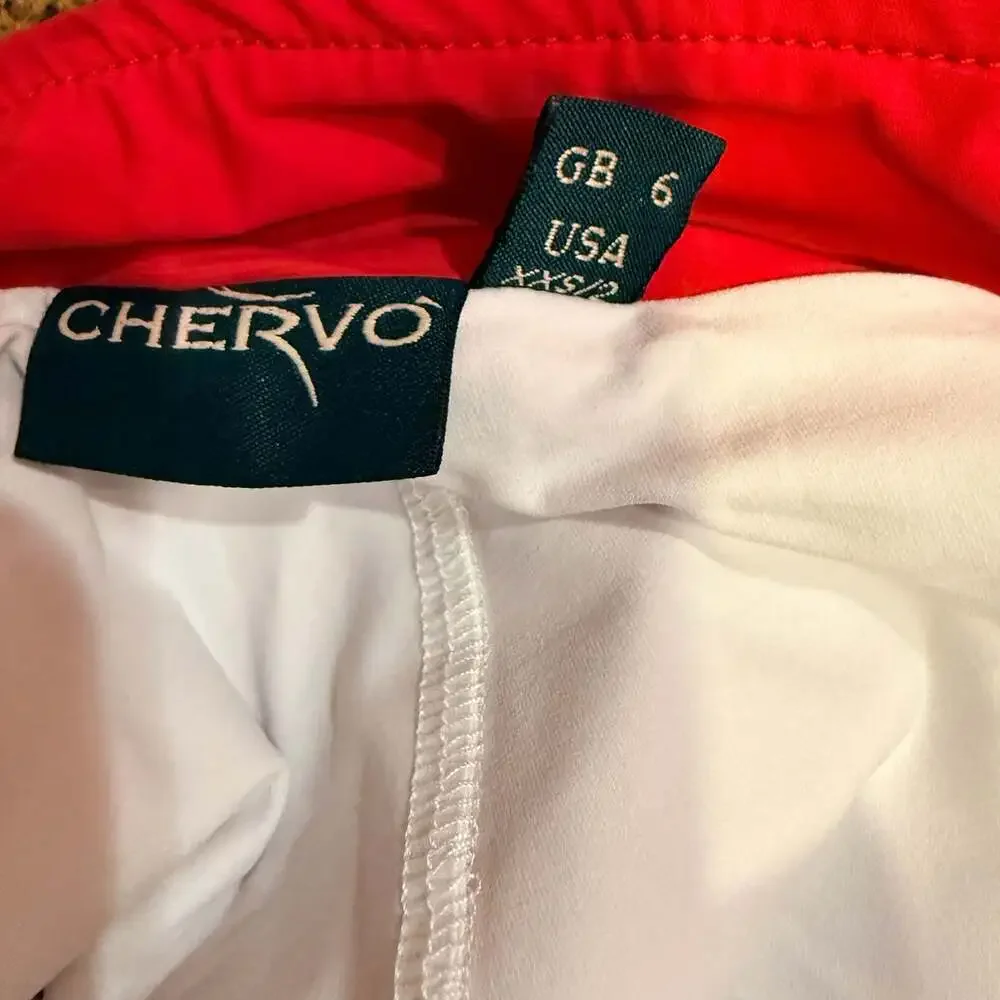 Chervo Sunblock 4-Way Stretch Golf Skort Pink Size XXS/2